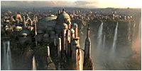 Naboo Palace with waterfall